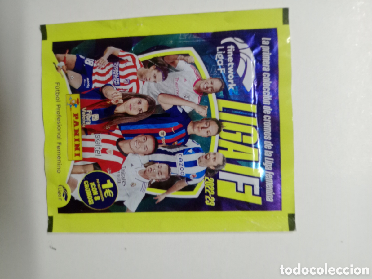 Cromos de f&uacute;tbol: SOBRE DE CROMOS SIN ABRIR LIGA F PANINI 2022-23