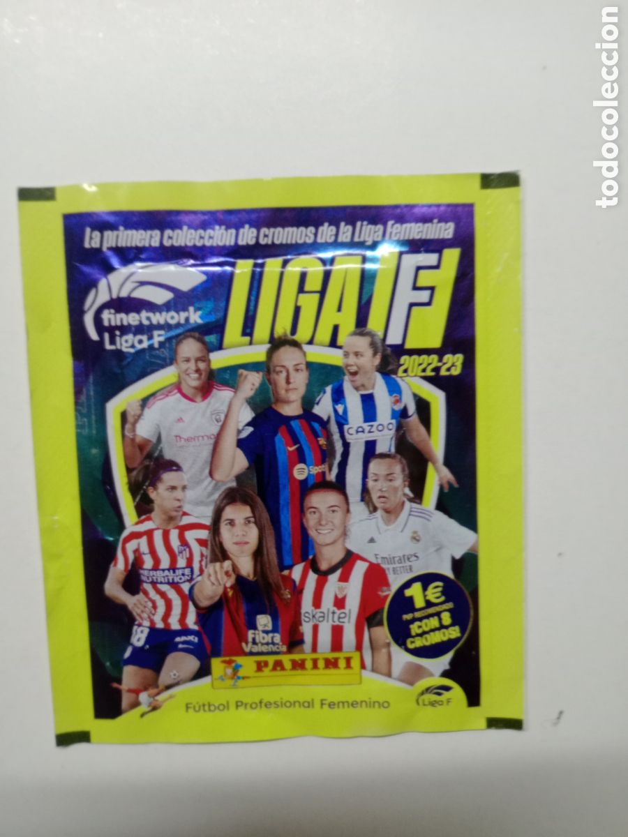Cromos de f&uacute;tbol: SOBRE DE CROMOS SIN ABRIR LIGA F PANINI 2022-23