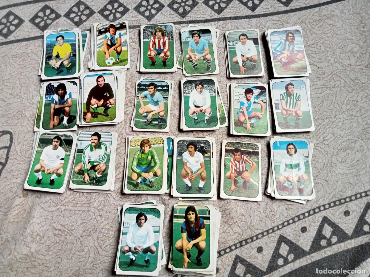 Cromos de f&uacute;tbol: LOTE DE 173 CROMOS ESTE 76-77 NO REPETIDOS.