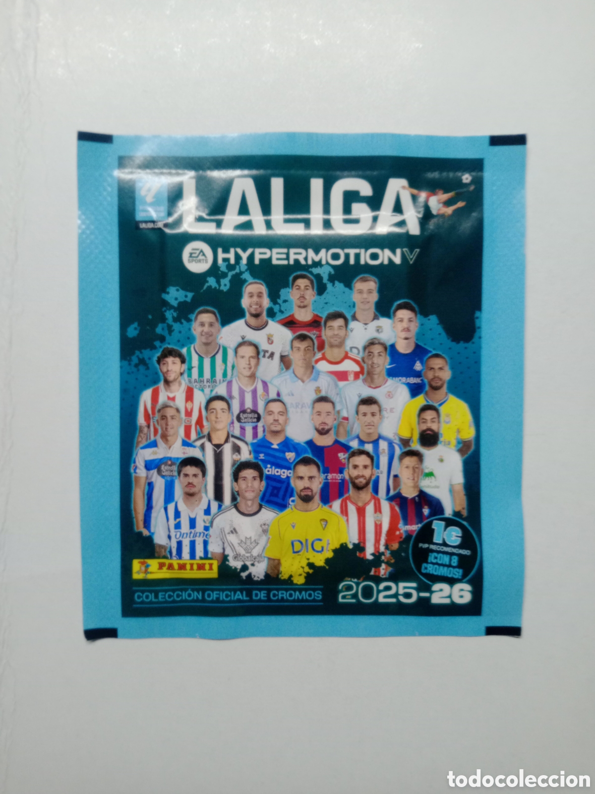 Cromos de f&uacute;tbol: SOBRE DE CROMOS SIN ABRIR LIGA ESTE HYPERMOTION 2025-26