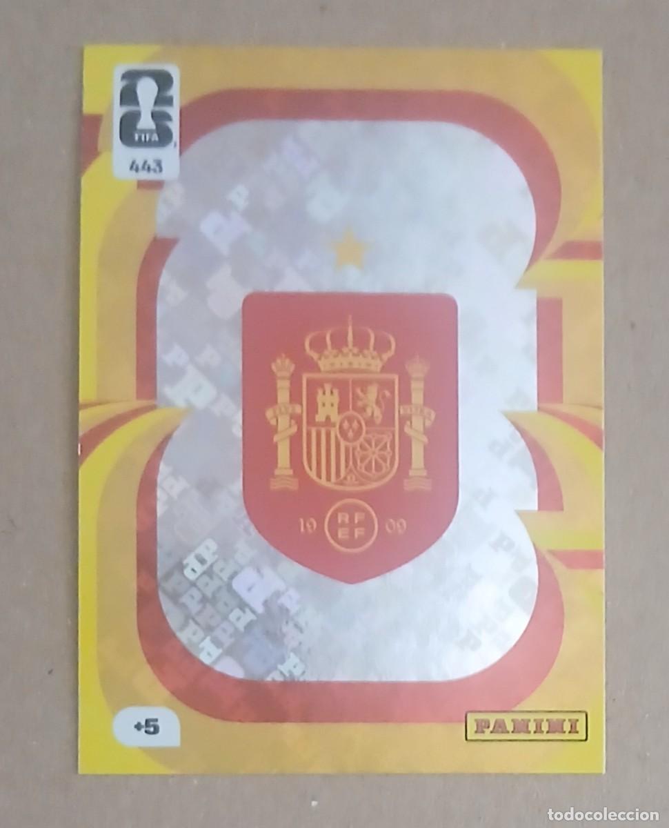 Cromos de f&uacute;tbol: CROMO n&ordm; 443 ESCUDO ESPA&Ntilde;A ADRENALYN XL FIFA WORLD CUP 2026 DE PANINI. Nuevo.