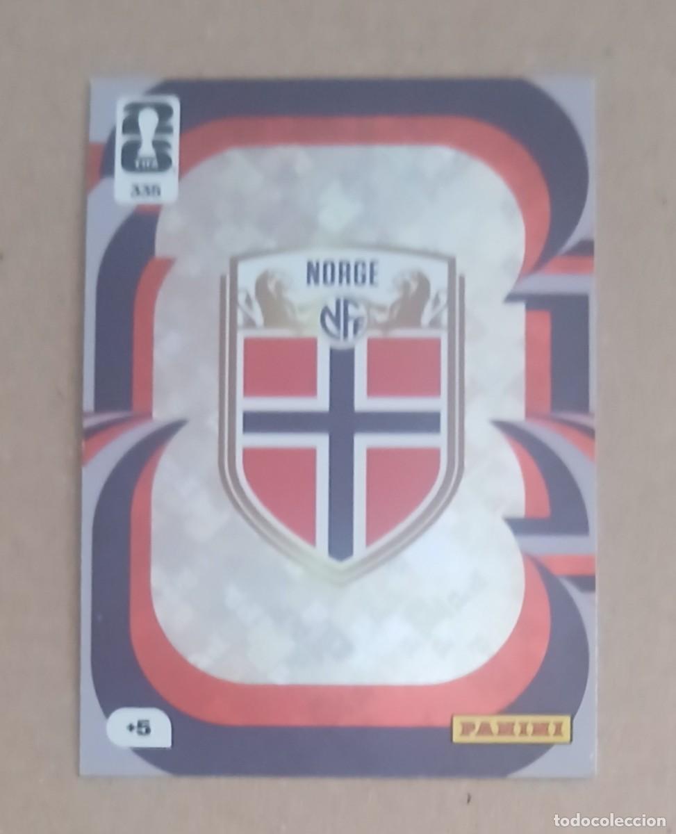 Cromos de f&uacute;tbol: CROMO n&ordm; 335 ESCUDO NORUEGA ADRENALYN XL FIFA WORLD CUP 2026 DE PANINI. Nuevo.