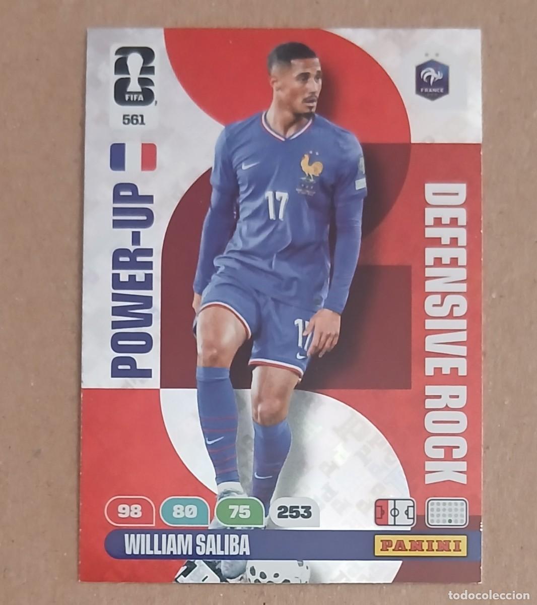 Cromos de f&uacute;tbol: CROMO n&ordm; 561 WILLIAM SALIBA FRANCIA DEFENSIVE ROCK ADRENALYN XL FIFA WORLD CUP 2026E PANINI. Nuevo.