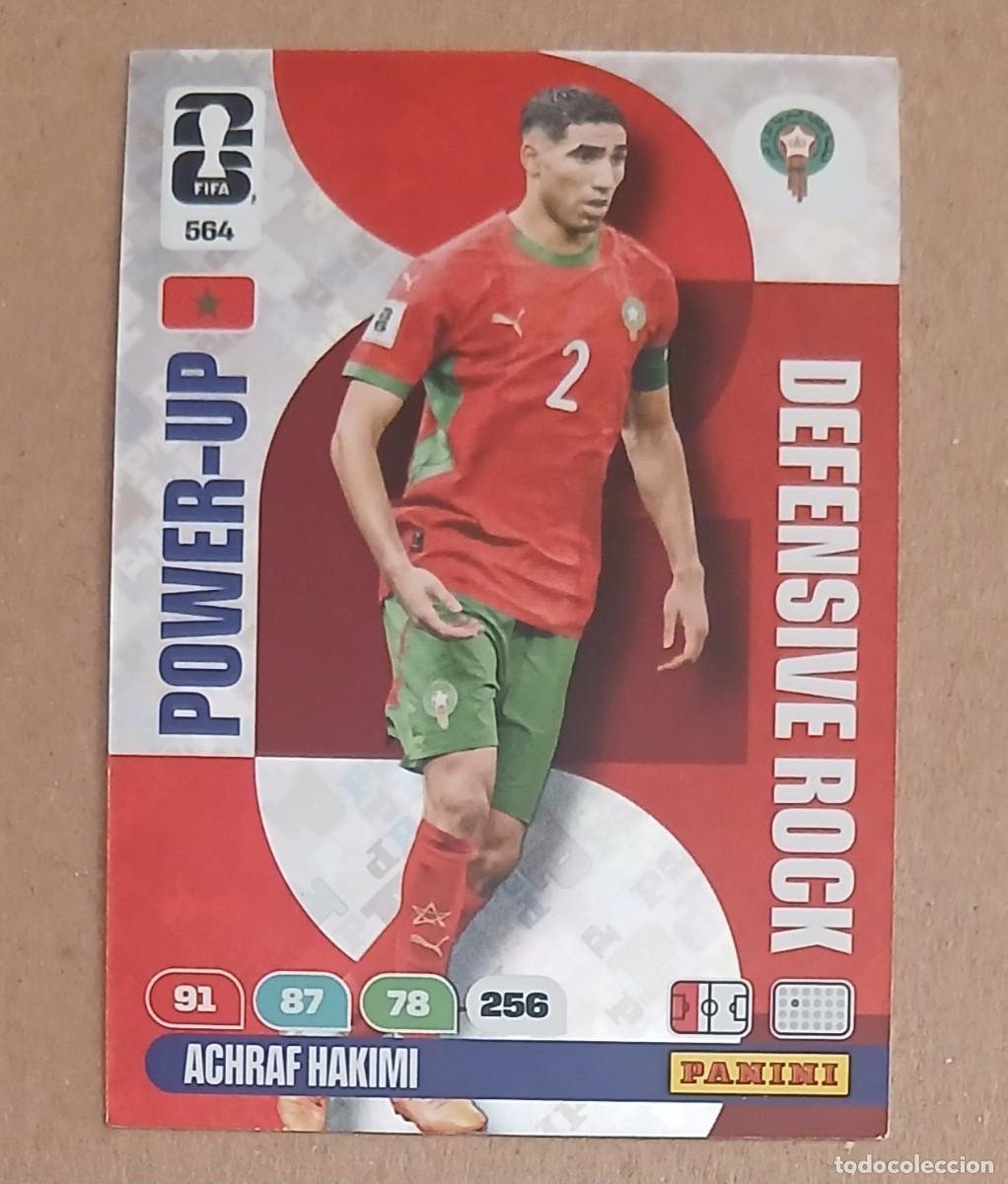 Cromos de f&uacute;tbol: CROMO n&ordm; 564 HAKIMI MARRUECOS DEFENSIVE ROCK ADRENALYN XL FIFA WORLD CUP 2026E PANINI. Nuevo.