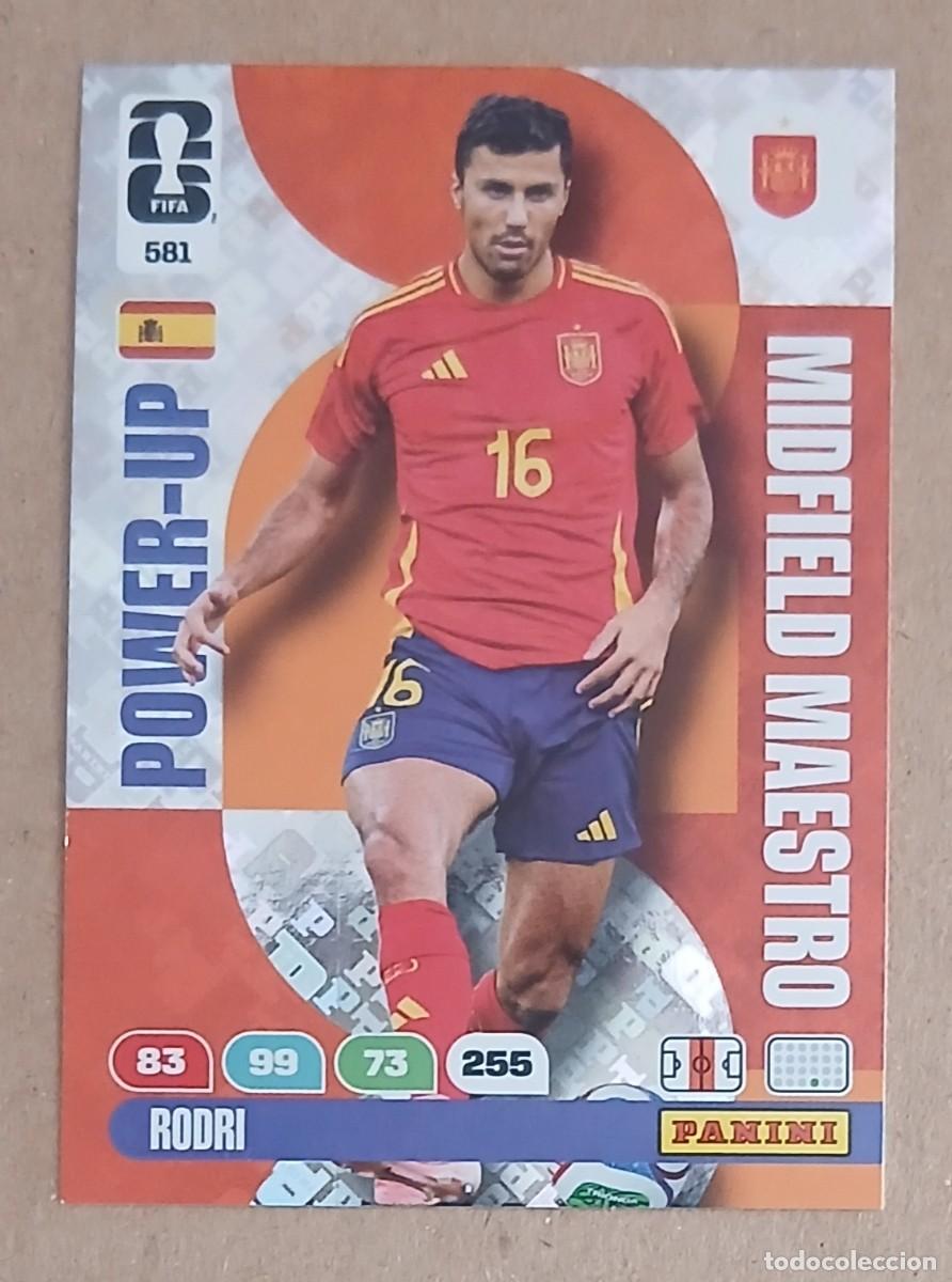 Cromos de f&uacute;tbol: CROMO n&ordm; 581 RODRI ESPA&Ntilde;A MAESTRO ADRENALYN XL FIFA WORLD CUP 2026E PANINI. Nuevo.