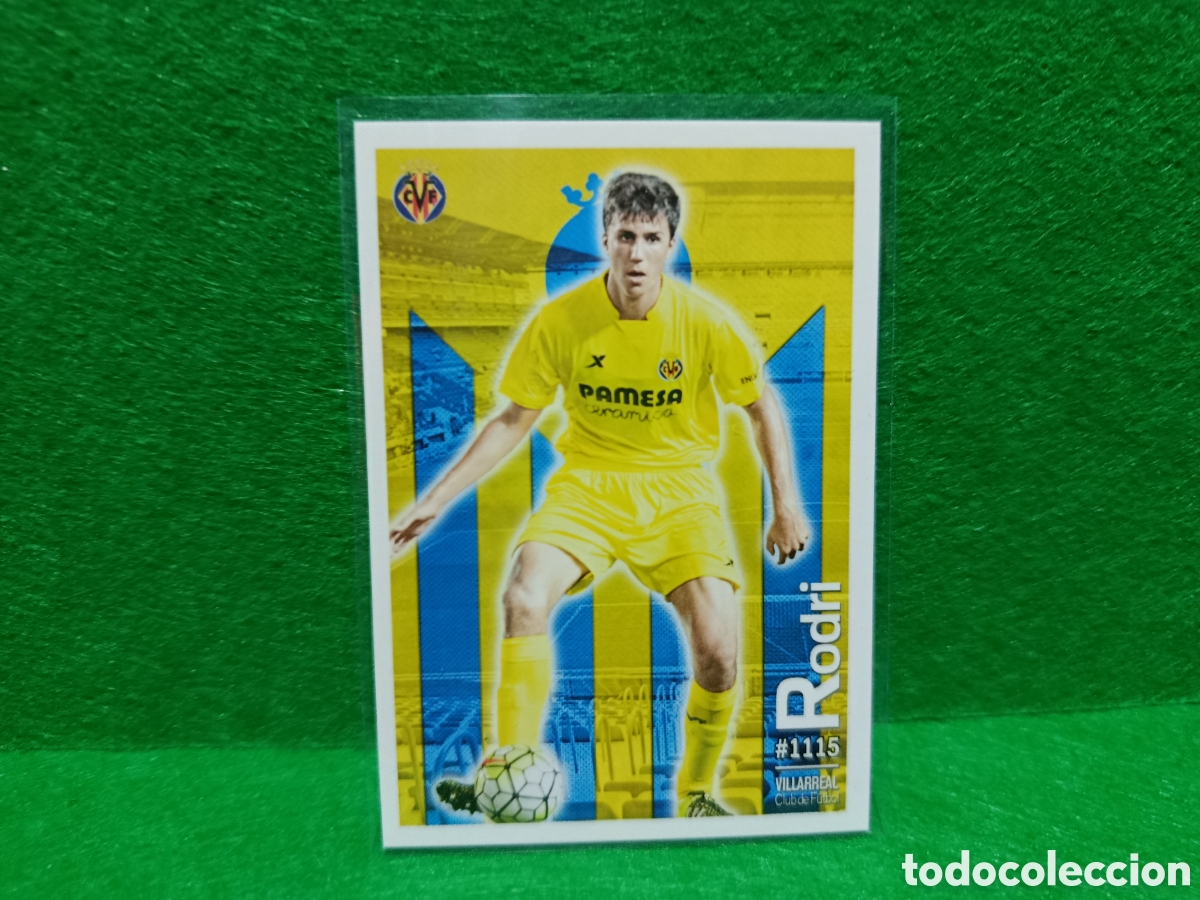 Cromos de f&uacute;tbol: RODRI 2025 2016 ROOKIE VILLARREAL C.F