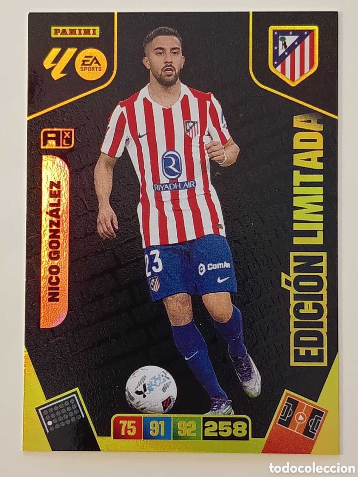 Cromos de f&uacute;tbol: Nico Gonz&aacute;lez Edici&oacute;n limitada adrenalyn xl 2025-2026