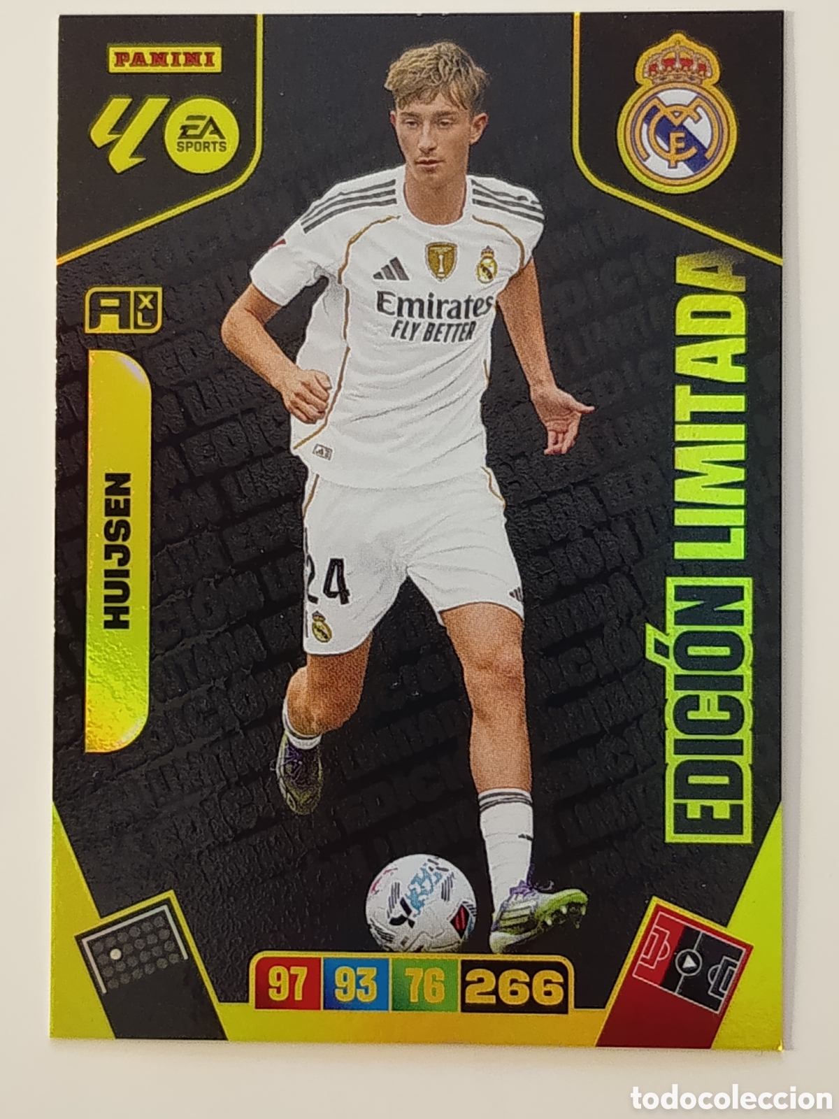 Cromos de f&uacute;tbol: Huinsen edici&oacute;n limitada adrenalyn xl 2025-2026