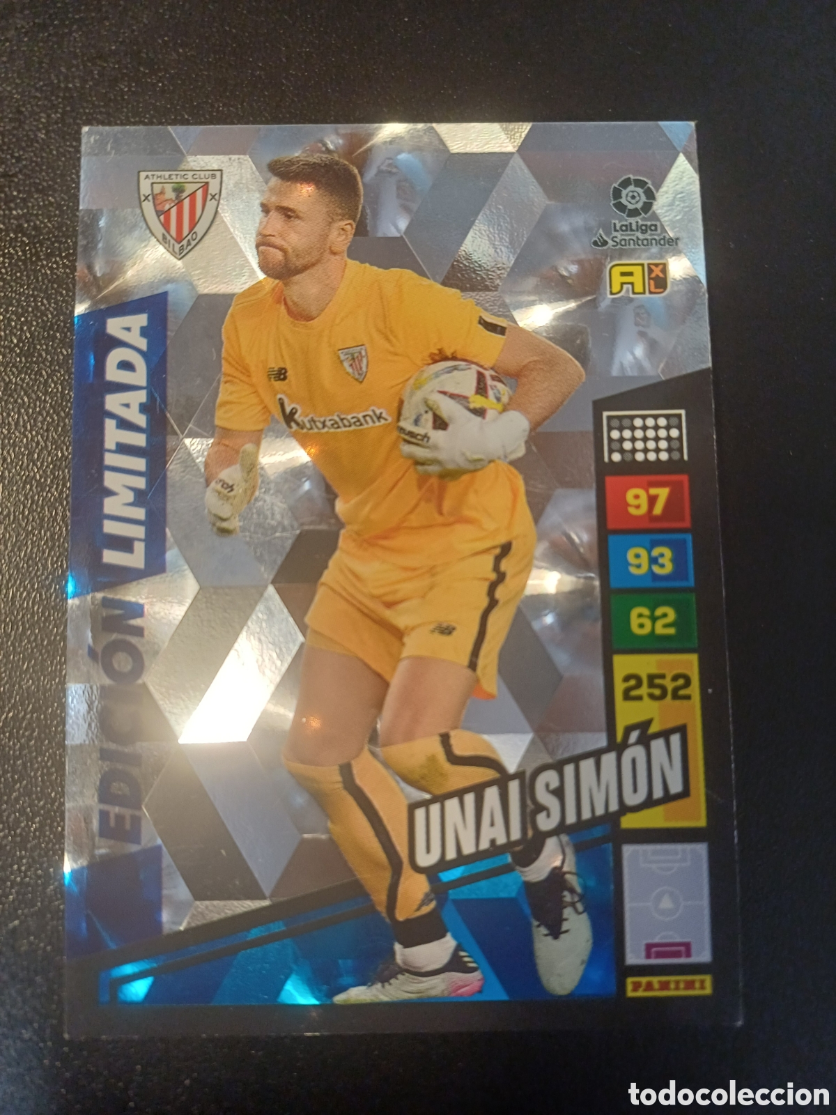 Cromos de f&uacute;tbol: UNAI SIMON ATHLETIC BILBAO EDICION LIMITADA PANINI ADRENALYN XL LA LIGA 2022-23