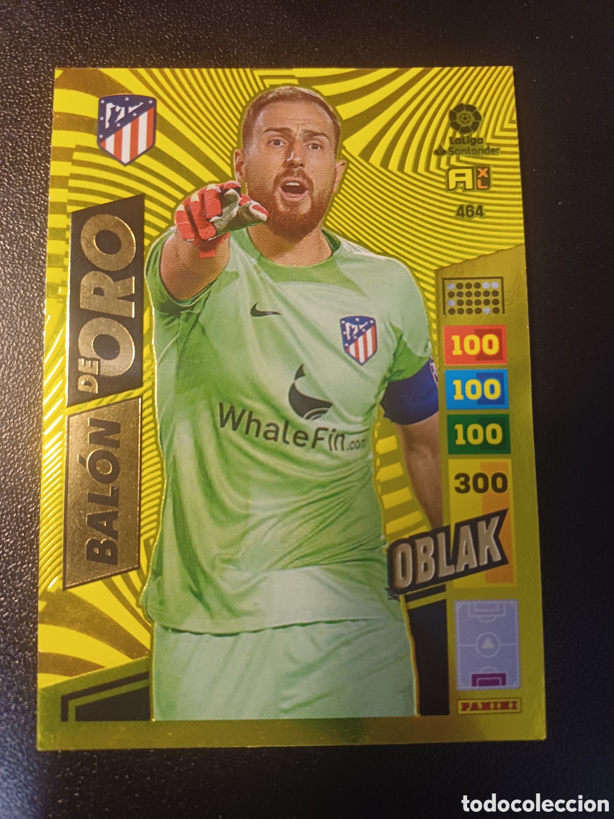 Cromos de f&uacute;tbol: #464 OBLAK ATLETICO DE MADRID BALON DE ORO ADRENALYN XL LA LIGA 2022-23