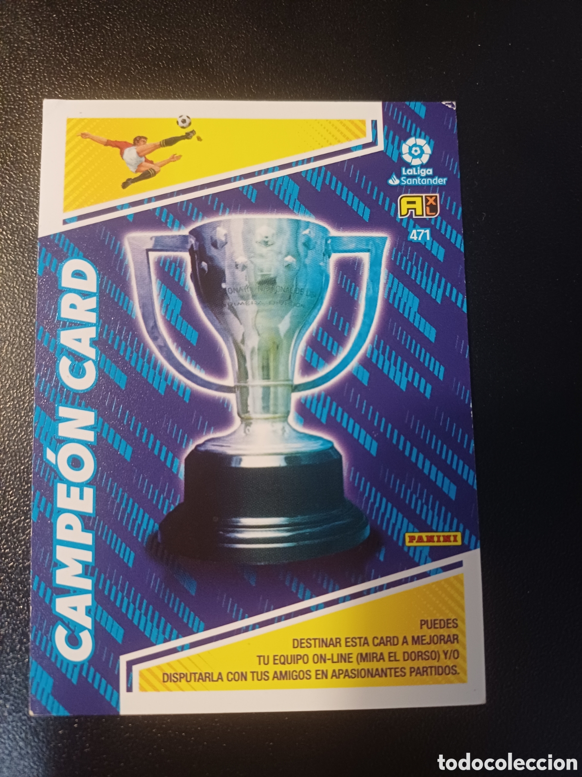Cromos de f&uacute;tbol: #471 CAMPEON CARD PANINI ADRENALYN XL LA LIGA 2022-23