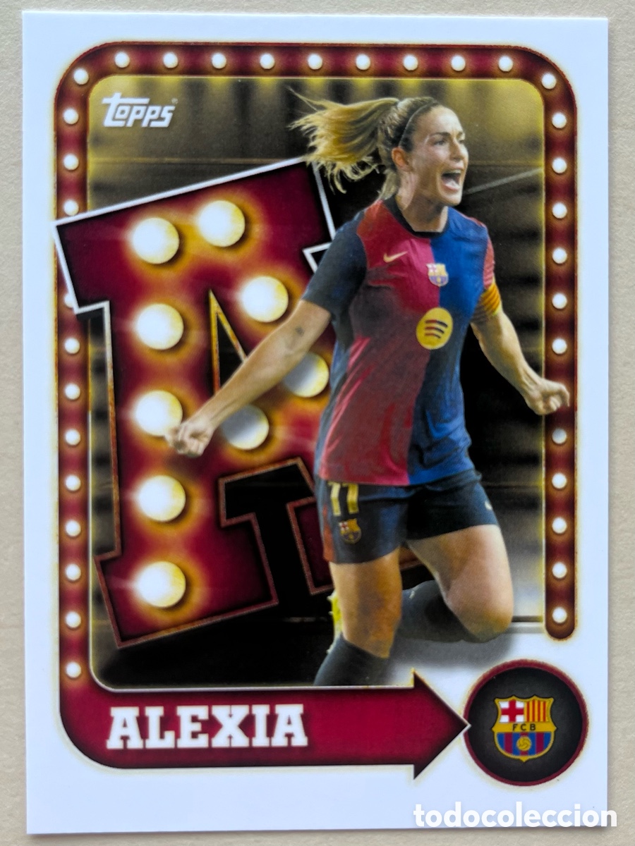 Cromos de f&uacute;tbol: Alexia Insert FC Barcelona Topps Tin 2025-26