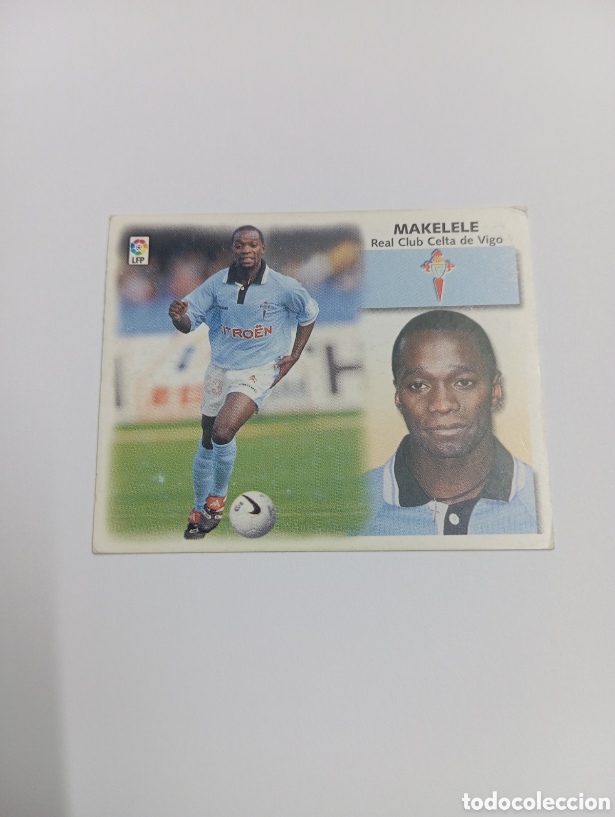 Cromos de f&uacute;tbol: MAKELELE Celta de Vigo LIGA ESTE 1999 2000 PANINI 99 00 NUEVO SIN PEGAR