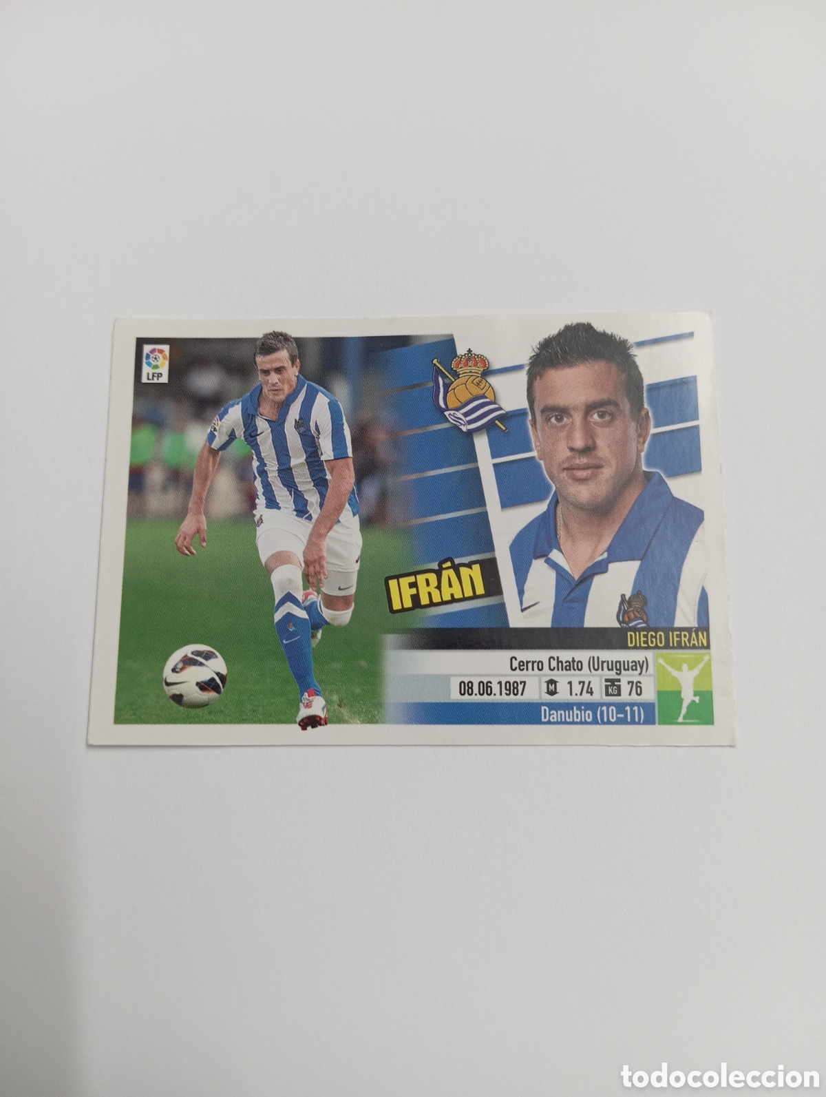 Football Stickers: ERROR IFRAN y ARBILLA trasera LIGA ESTE 2013 2014 PANINI 13 14 SIN PEGAR