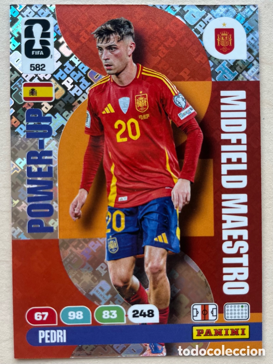 Cromos de f&uacute;tbol: Pedri Power Up Adrenalyn XL Mundial 2026 - Espa&ntilde;a