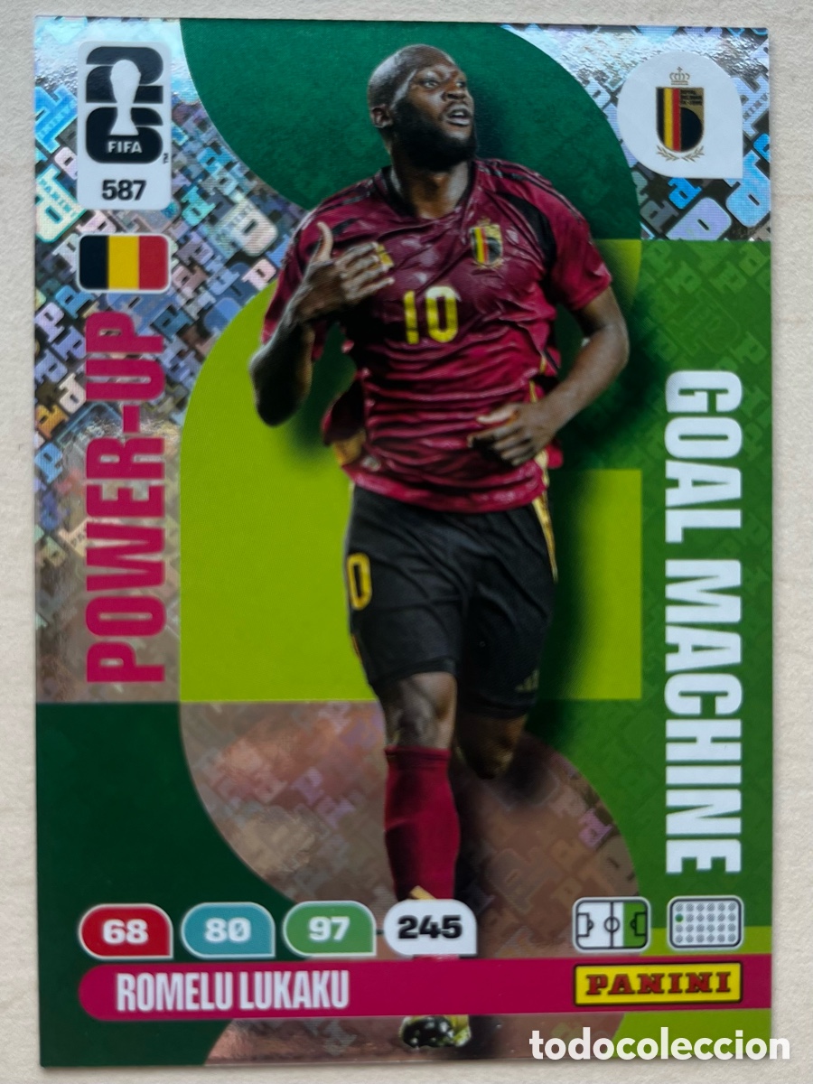 Cromos de f&uacute;tbol: Lukaku Power Up Adrenalyn XL Mundial 2025-26 - B&eacute;lgica