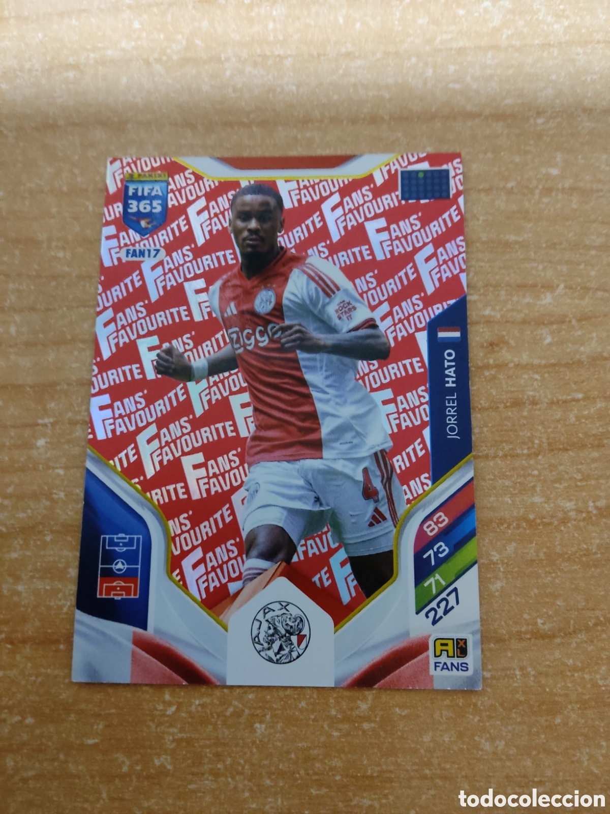 Cromos de f&uacute;tbol: FAN17 JORREL HATO AJAX FIFA 365 ADRENALYN 2026