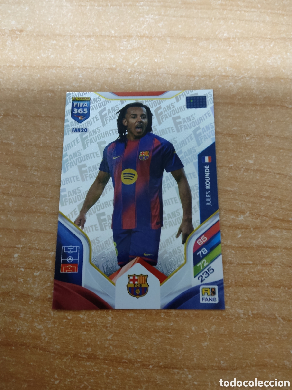 Cromos de f&uacute;tbol: FAN20 JULES KOUNDE BARCELONA FIFA 365 ADRENALYN 2026