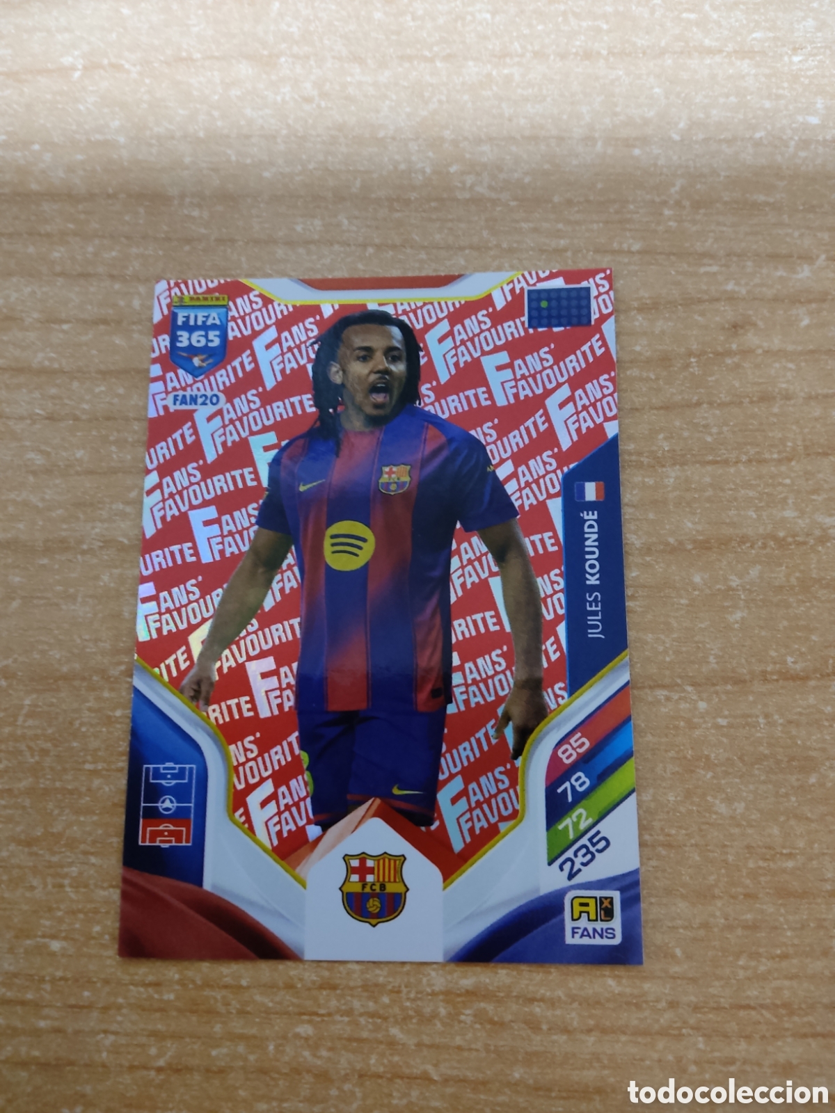 Cromos de f&uacute;tbol: FAN20 JULES KOUNDE BARCELONA FIFA 365 ADRENALYN 2026