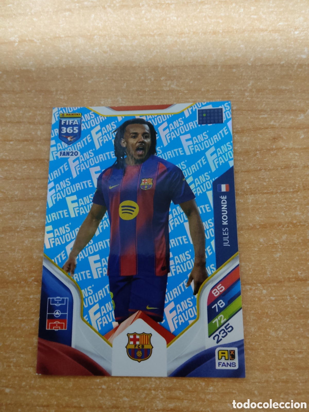 Cromos de f&uacute;tbol: FAN20 JULES KOUNDE BARCELONA FIFA 365 ADRENALYN 2026