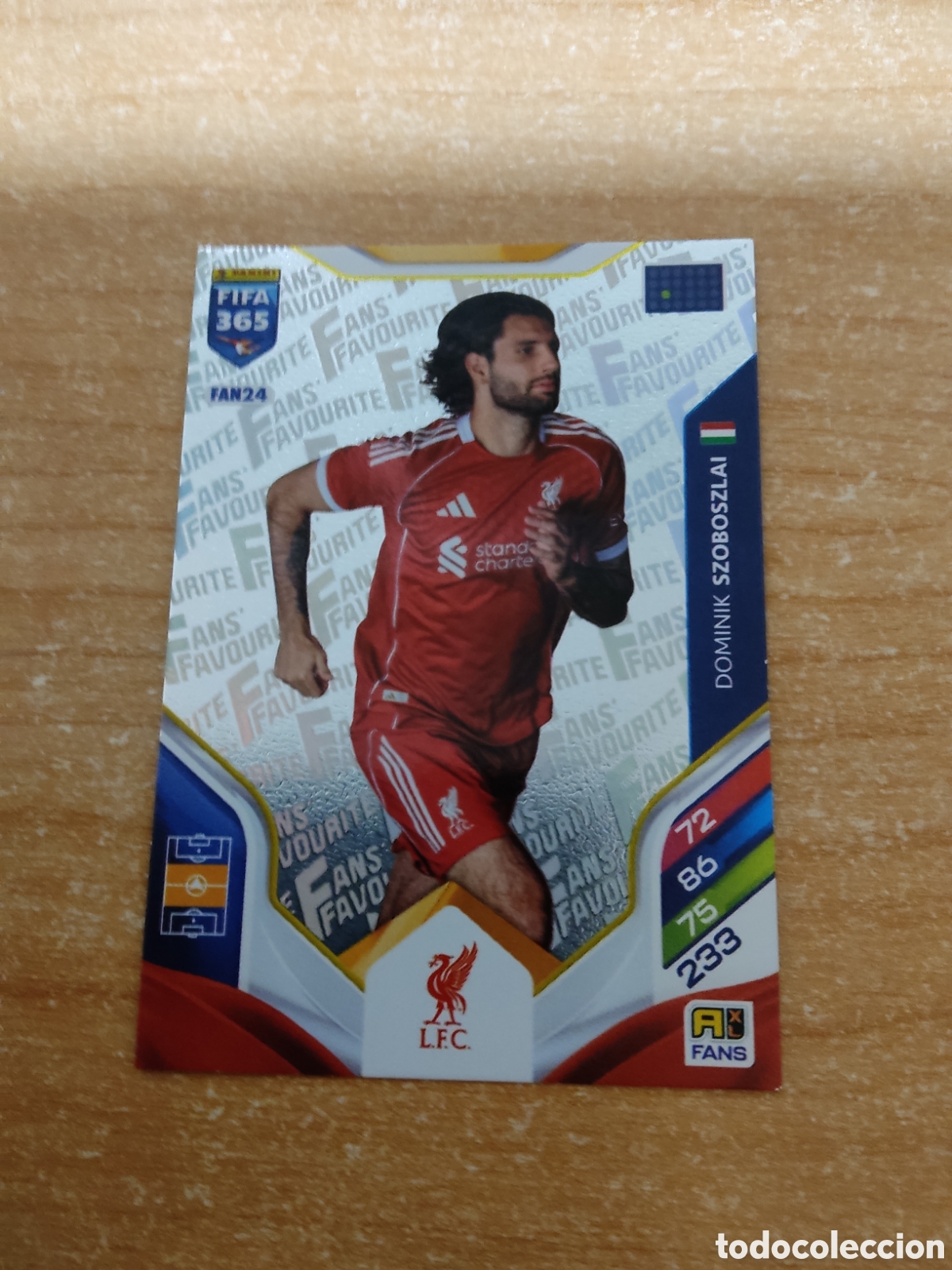 Cromos de f&uacute;tbol: FAN24 SZOBOSZLAI LIVERPOOL FIFA 365 ADRENALYN 2026