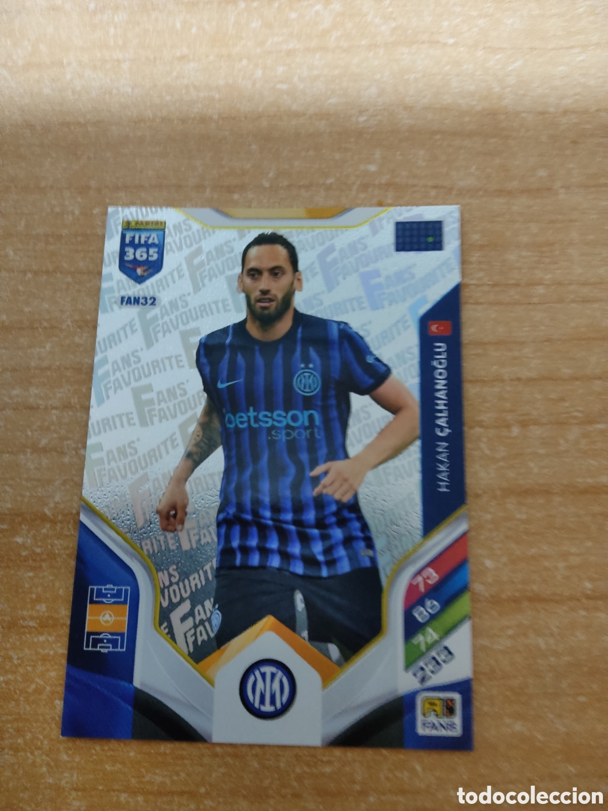 Cromos de f&uacute;tbol: FAN32 CALHANOGLU INTER MILAN FIFA 365 ADRENALYN 2026