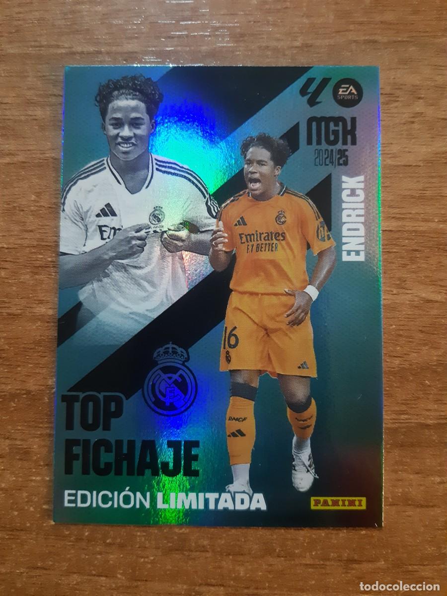 Cromos de f&uacute;tbol: ENDRICK REAL MADRID TOP FICHAJE EDICI&Oacute;N LIMITADA MEGACRACKS 24-25 MGK 2024-2025. NUEVO