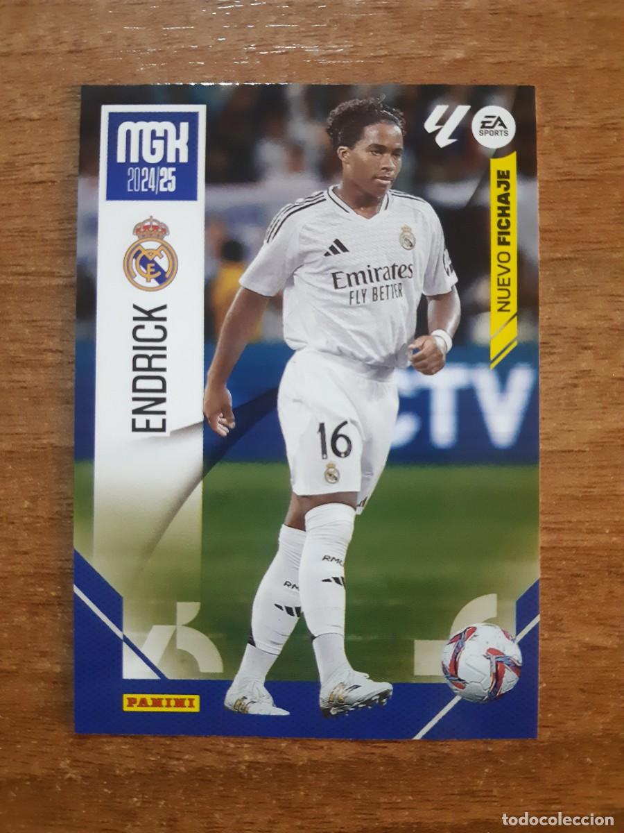 Cromos de f&uacute;tbol: N&deg;444 ENDRICK REAL MADRID NUEVO FICHAJE ROOKIE MEGACRACKS 24-25 MGK 2024-2025. NUEVO