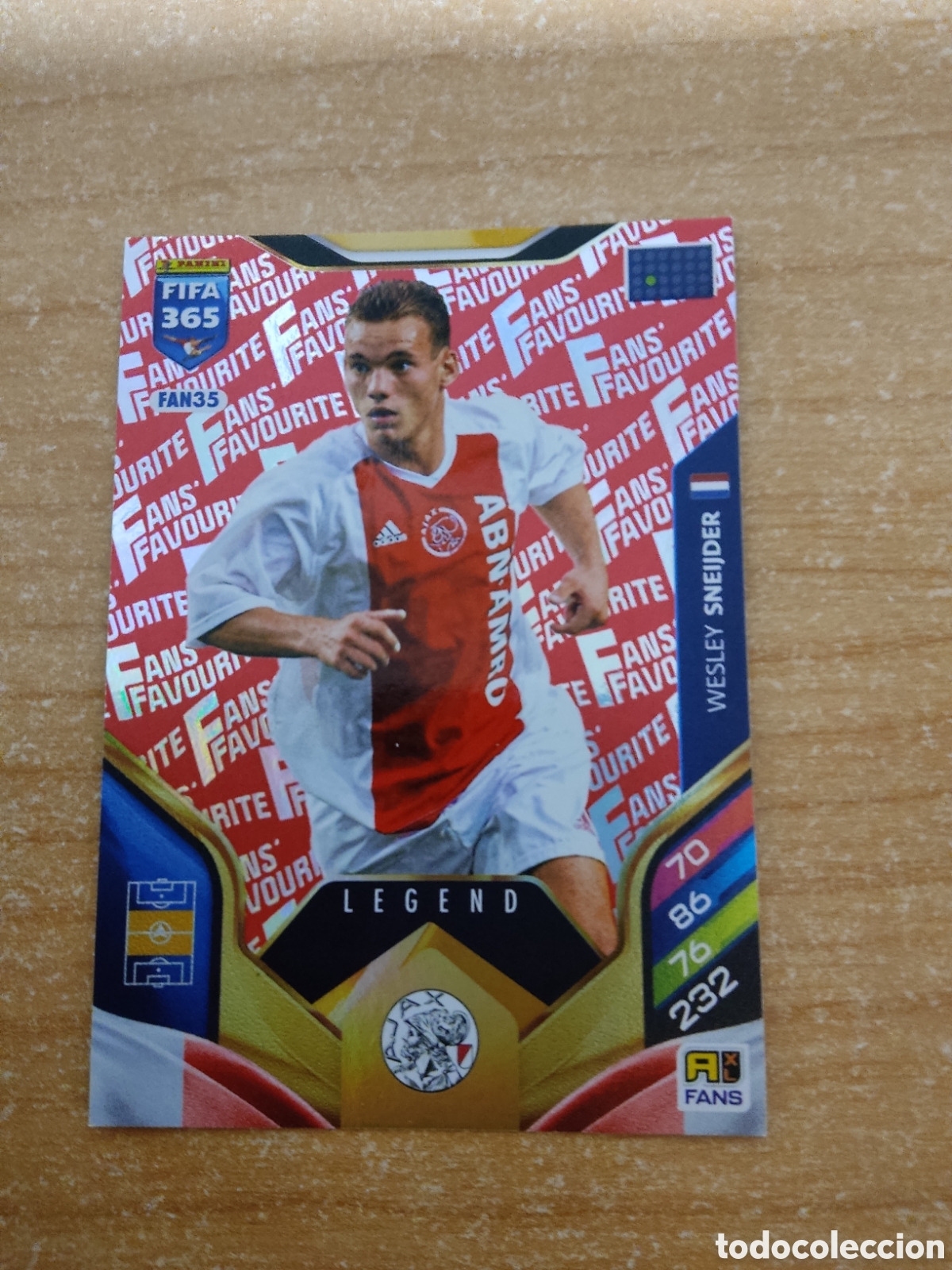 Cromos de f&uacute;tbol: FAN35 SNEIJDER LEGEND ROJA AJAX FIFA 365 ADRENALYN 2026