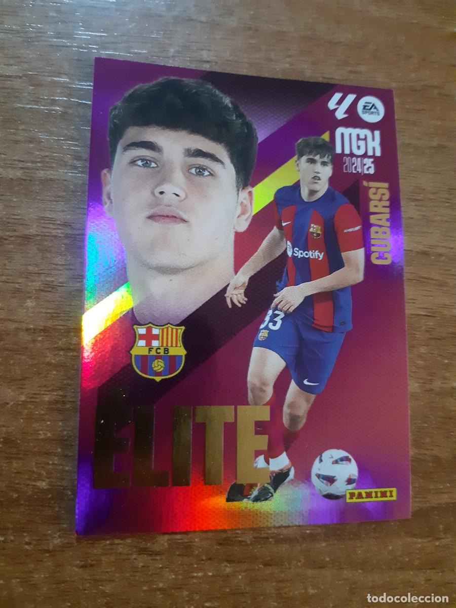 Cromos de f&uacute;tbol: N&deg;3 CUBARS&Iacute; BARCELONA &Eacute;LITE MEGACRACKS 24-25 MGK 2024-2025. NUEVO