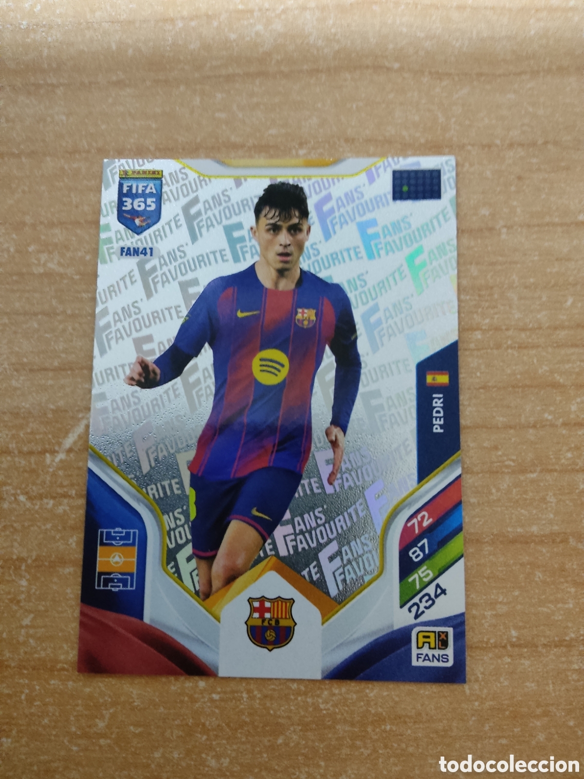 Cromos de f&uacute;tbol: FAN41 PEDRI BARCELONA FIFA 365 ADRENALYN 2026