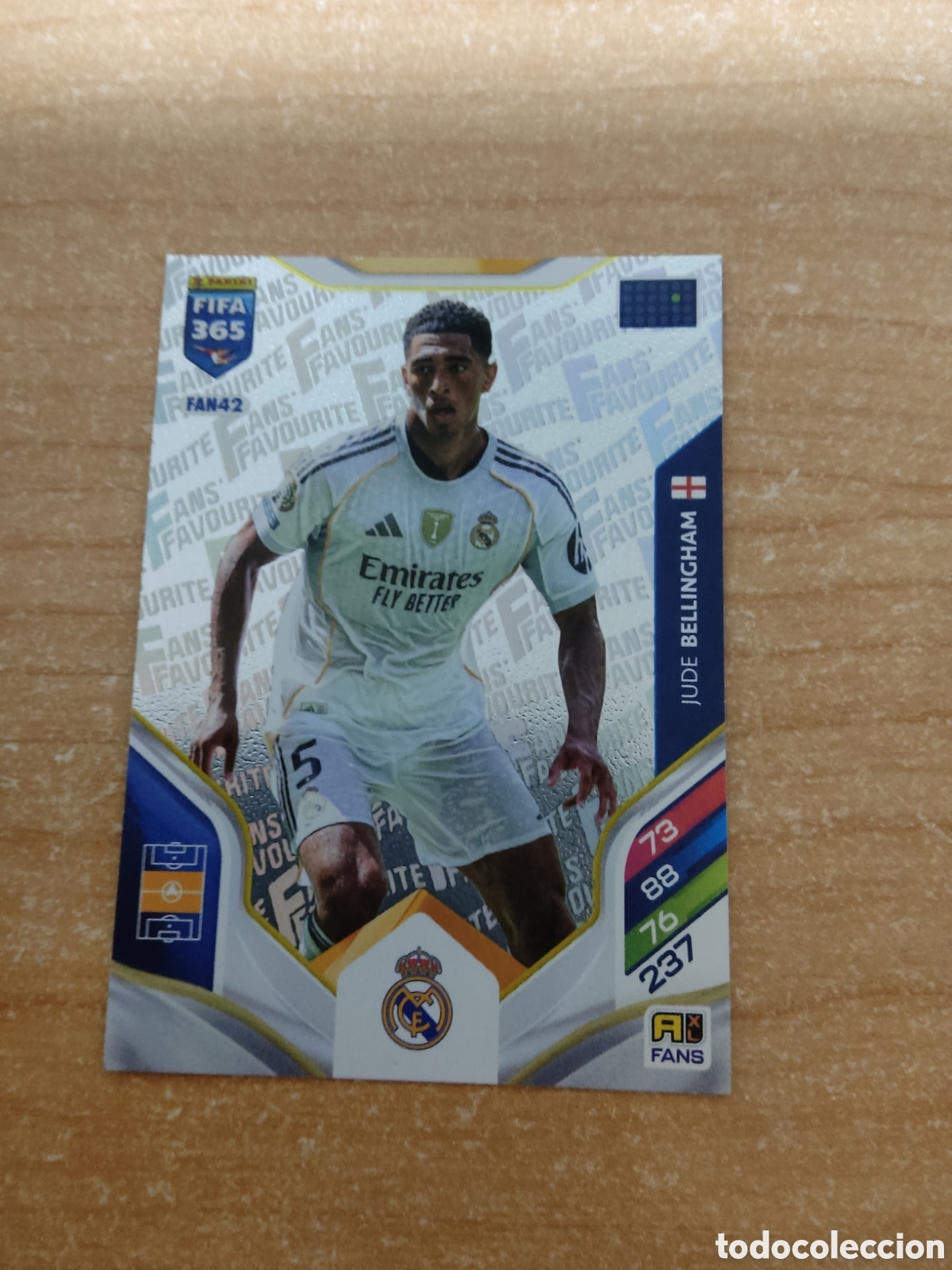 Cromos de f&uacute;tbol: FAN42 JUDE BELLINGHAM REAL MADRID FIFA 365 ADRENALYN 2026