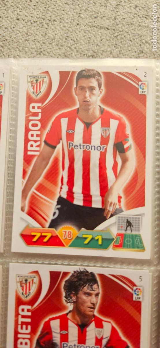 Figurine di Calcio: 2 Iraola Athletic Club adrenalyn 2011 2012 11 12 trading card