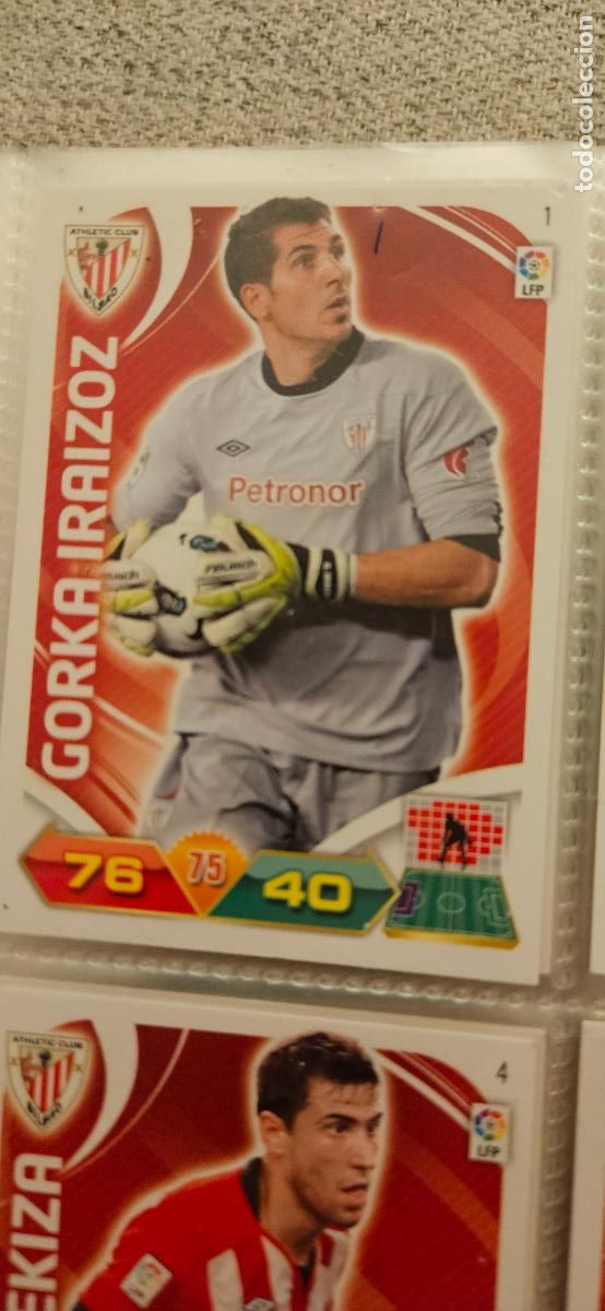 Figurine di Calcio: 1 Gorka Iraizoz Athletic Club adrenalyn 2011 2012 11 12 trading card