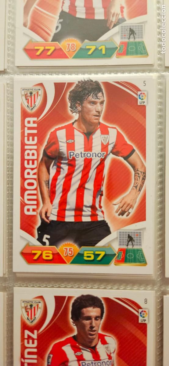 Figurine di Calcio: 5 Amorebieta Athletic Club adrenalyn 2011 2012 11 12 trading card