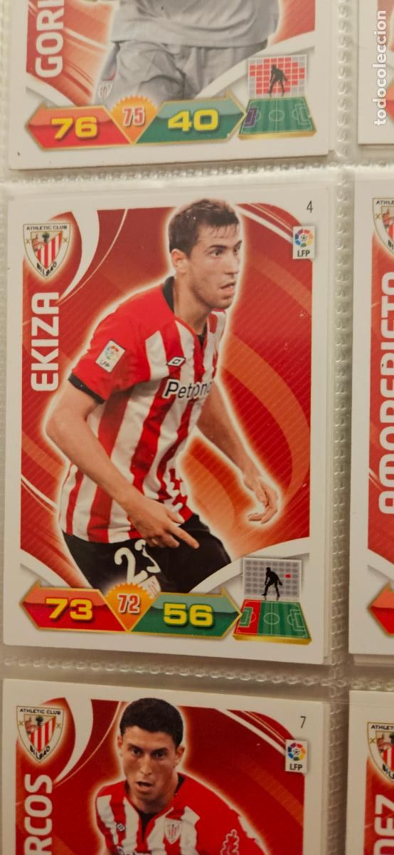 Figurine di Calcio: 4 Ekiza Athletic Club adrenalyn 2011 2012 11 12 trading card