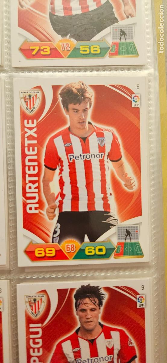 Figurine di Calcio: 6 Aurtenetxe Athletic Club adrenalyn 2011 2012 11 12 trading card