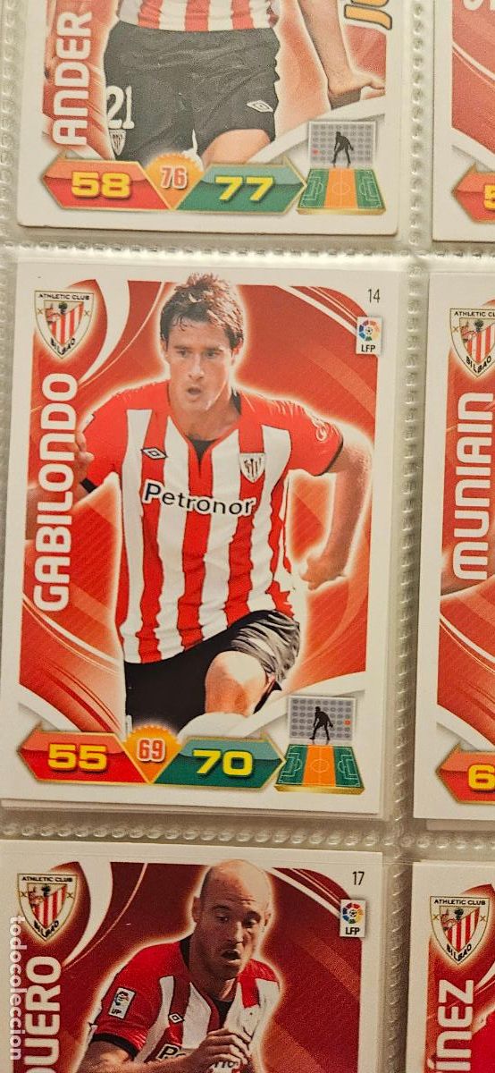 Figurine di Calcio: 14 Gabilondo Athletic Club adrenalyn 2011 2012 11 12 trading card