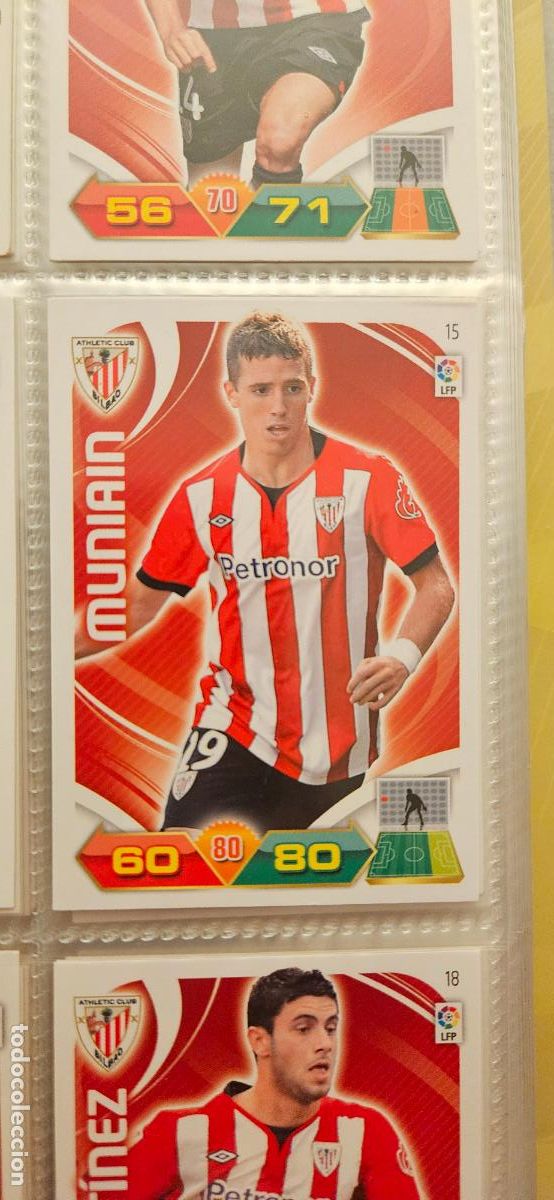 Figurine di Calcio: 15 Muniain Athletic Club adrenalyn 2011 2012 11 12 trading card