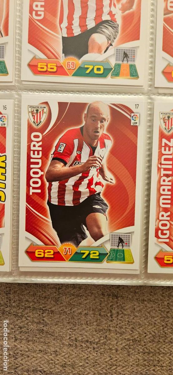 Figurine di Calcio: 17 Toquero Athletic Club adrenalyn 2011 2012 11 12 trading card