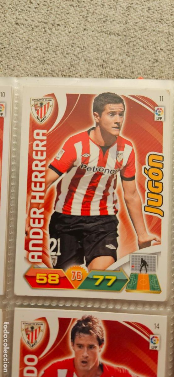 Figurine di Calcio: 11 Ander Herrera Athletic Club adrenalyn 2011 2012 11 12 trading card