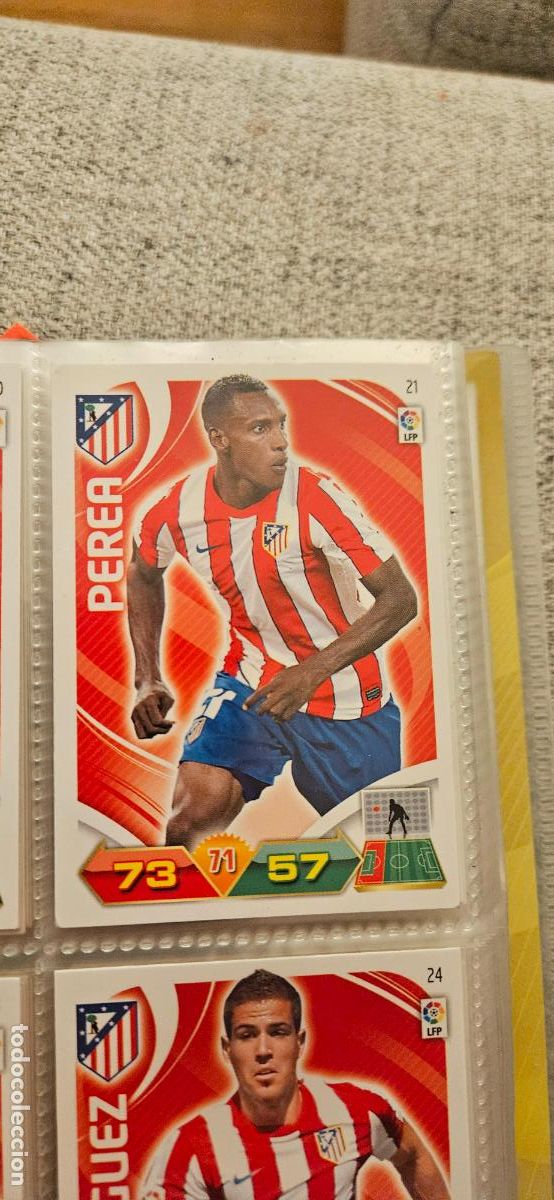 Figurine di Calcio: 21 Perea At. Madrid adrenalyn 2011 2012 11 12 trading card