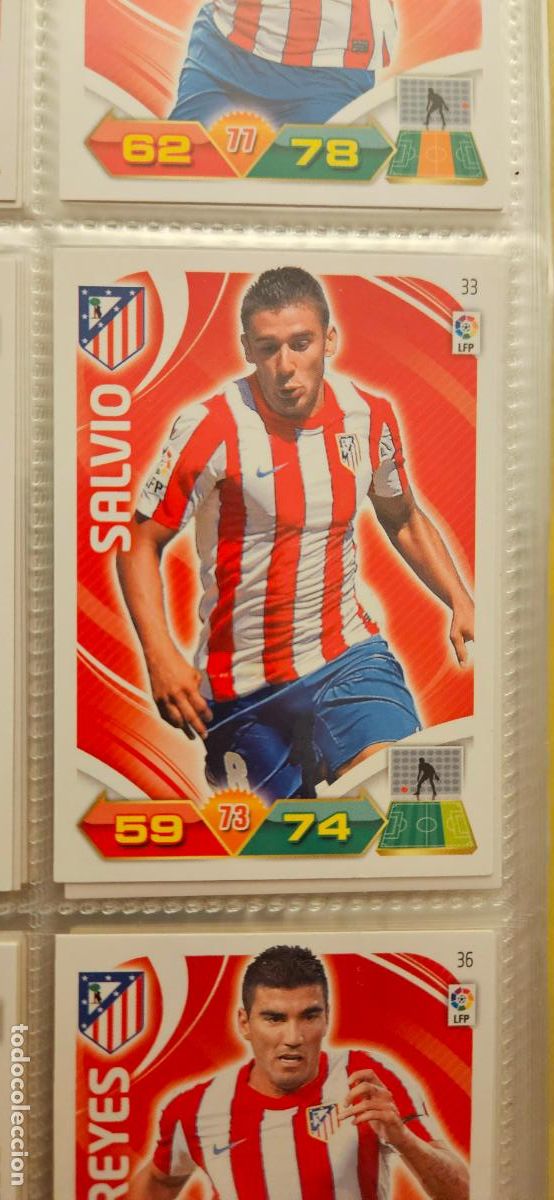 Figurine di Calcio: 33 Salvio At. Madrid adrenalyn 2011 2012 11 12 trading card