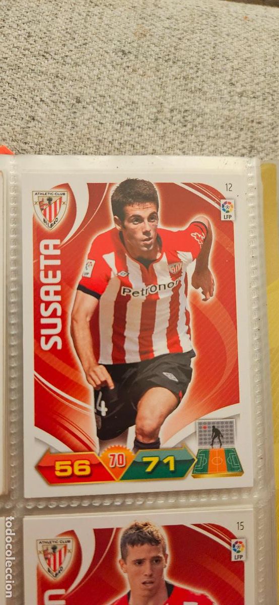 Figurine di Calcio: 12 Susaeta Athletic Club adrenalyn 2011 2012 11 12 trading card