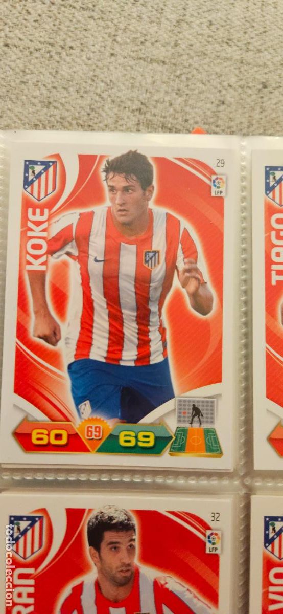 Fu&szlig;ball-Sticker: 29 Koke At. Madrid adrenalyn 2011 2012 11 12 trading card