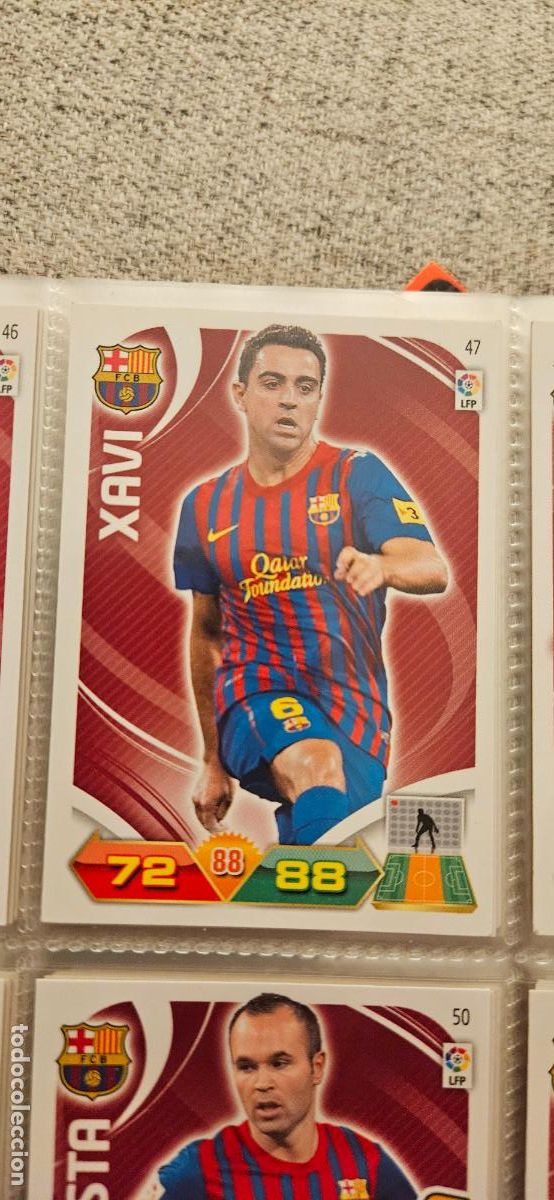 Fu&szlig;ball-Sticker: 47 Xavi Barcelona adrenalyn 2011 2012 11 12 trading card