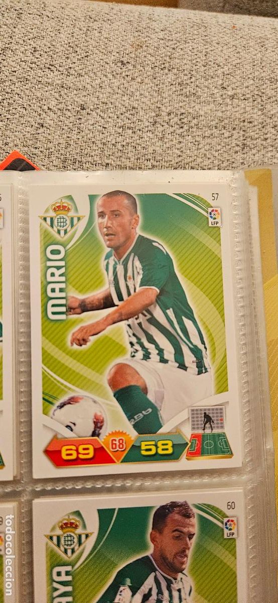 Fu&szlig;ball-Sticker: 57 Mario Betis adrenalyn 2011 2012 11 12 trading card