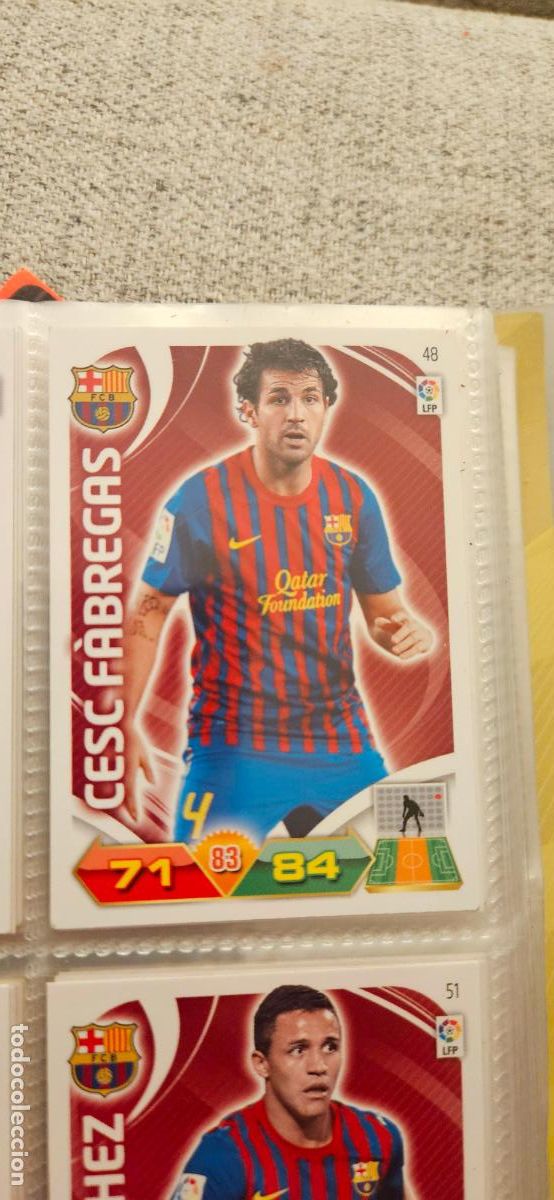 Fu&szlig;ball-Sticker: 48 Cesc F&agrave;bregas Barcelona adrenalyn 2011 2012 11 12 trading card