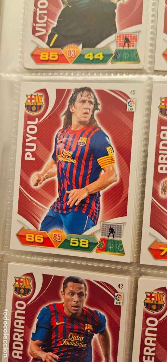 Fu&szlig;ball-Sticker: 40 Puyol Barcelona adrenalyn 2011 2012 11 12 trading card