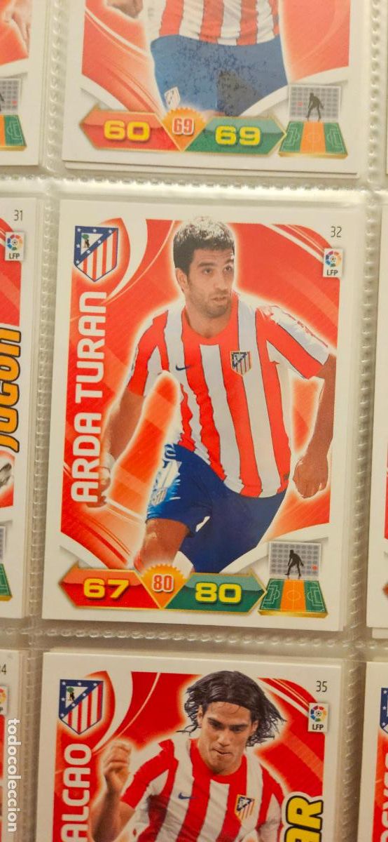 Fu&szlig;ball-Sticker: 32 Arda Turan At. Madrid adrenalyn 2011 2012 11 12 trading card